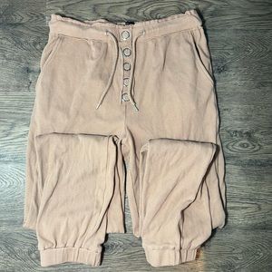 joggers with buttons